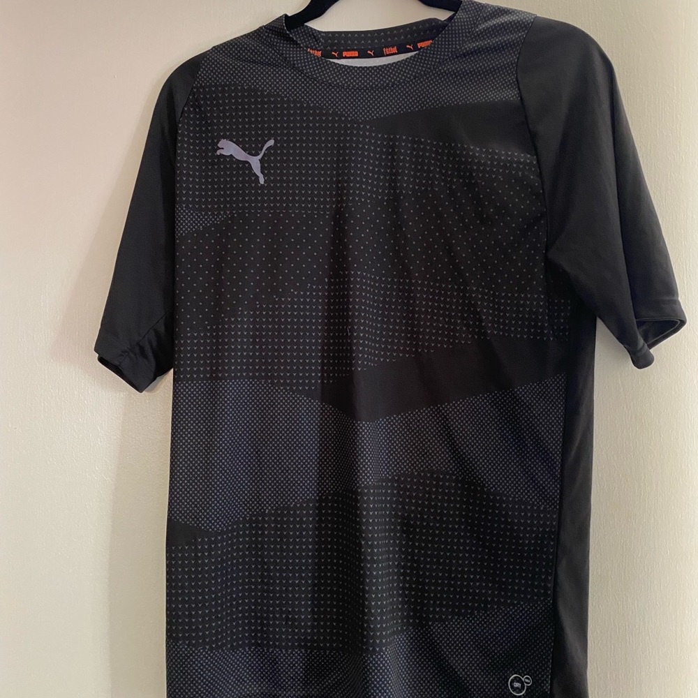 Puma Black Performance Jersey Athletic Shirt